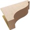 Ekena Millwork 9"W x 27"D x 18"H Classic Garner Rough Cedar Woodgrain TimberThane Corbel, Primed Tan CORUR09X27X18GARRCPR - alternate 4